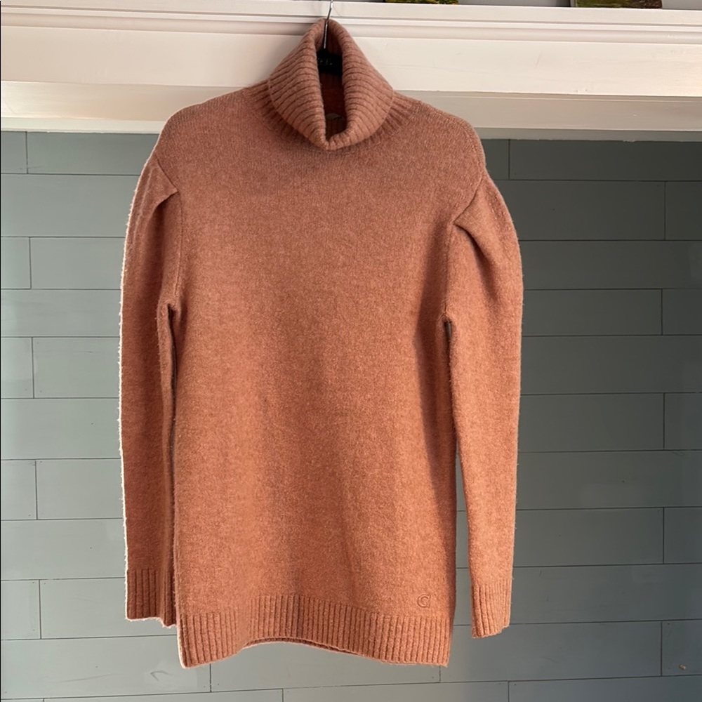 Coach Statement Sleeve Turtleneck‎ Sweater